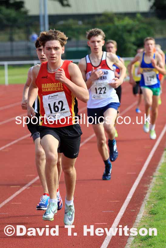 Boys Under-15s 1500 metres, 2023 Northern Under-13s, Under-15s and Under-17s, Middlesbrough.  Photo: David T. Hewitson/Sports for All Pics